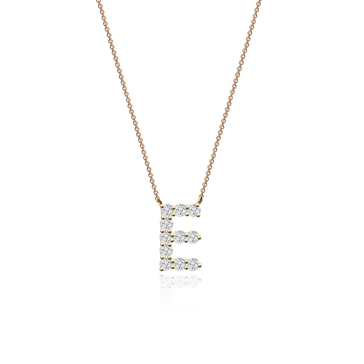 Diamond Initial Necklace