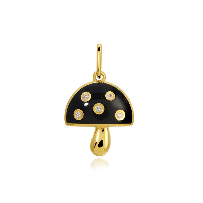 Mushroom Charm Enamel