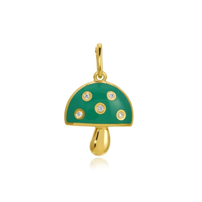 Mushroom Charm Enamel