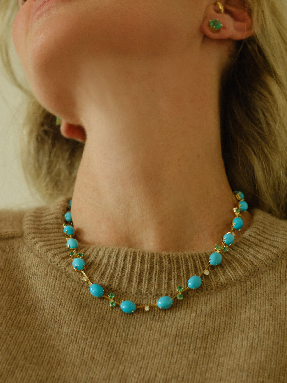 Emerald Riviera Necklace 9.31cts