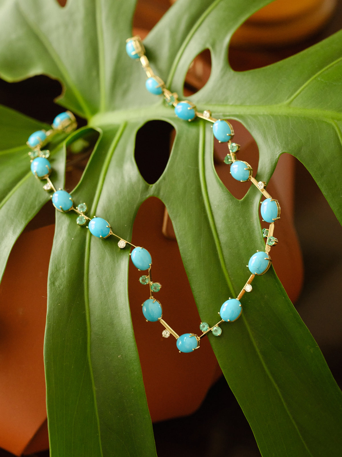 Emerald Riviera Necklace 9.31cts