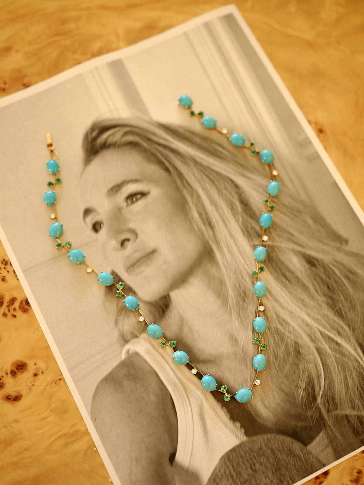 Emerald Riviera Necklace 9.31cts