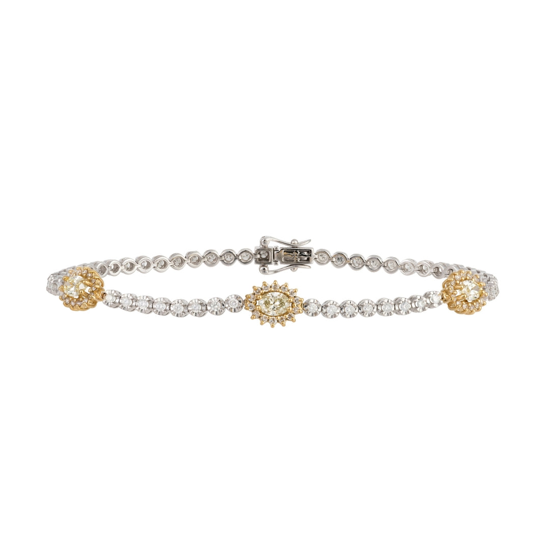 Fancy Yellow Riviera Bracelet