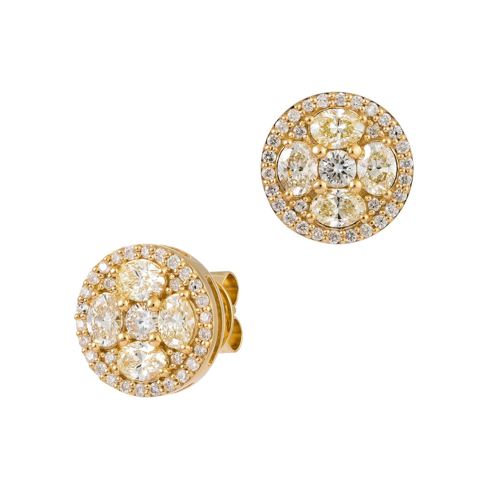 Fancy Yellow Earrings 1.60cts