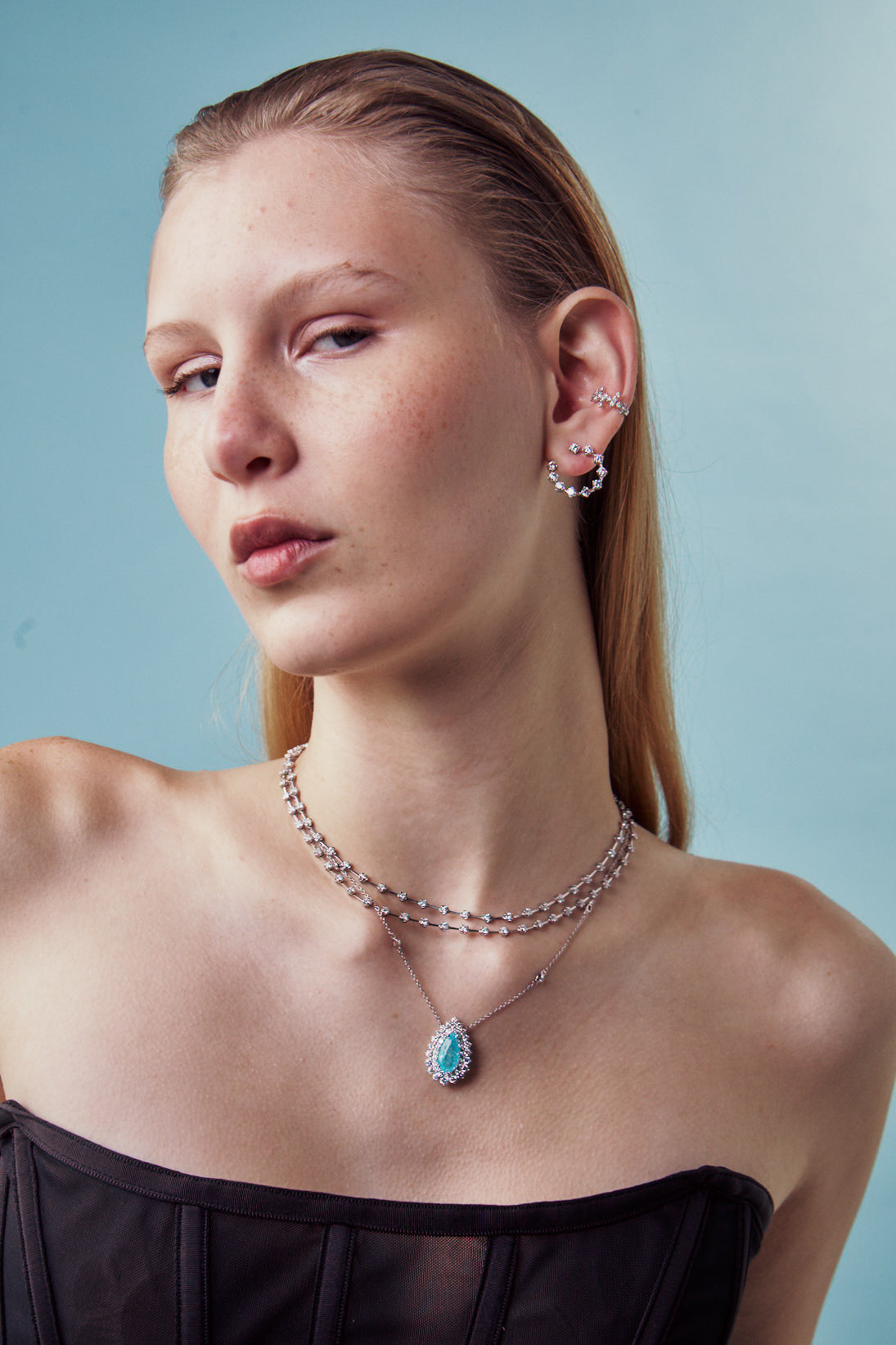 Colar Riviera Espaçada 3.16cts