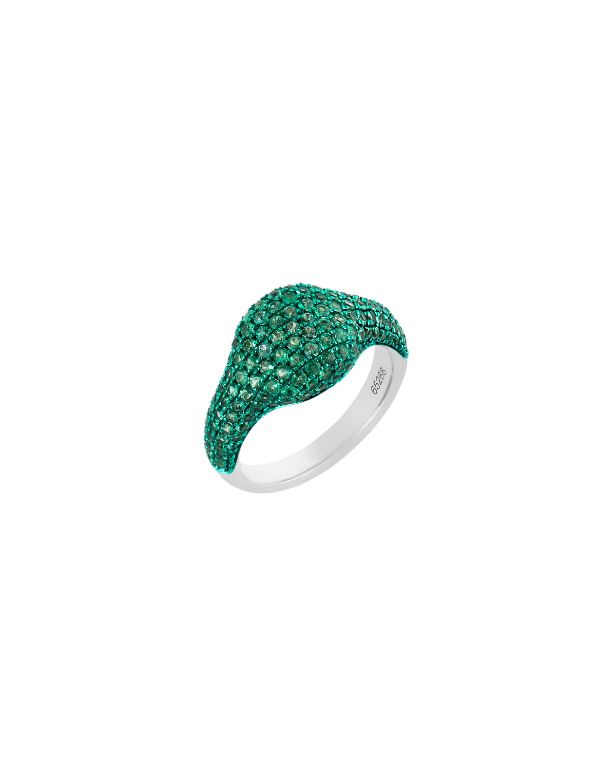 Anel de Dedinho Esmeralda 1ct