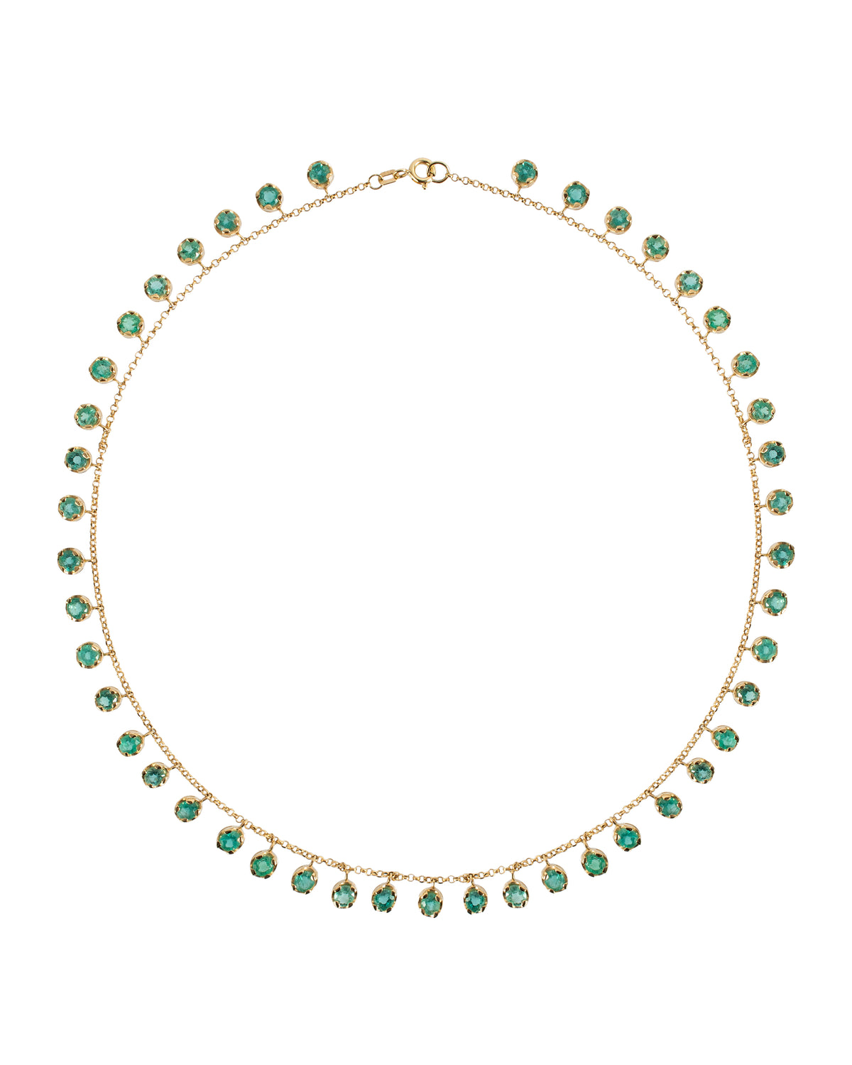 Colar Esmeralda Drops