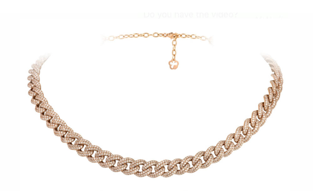Colar Chain de Diamantes