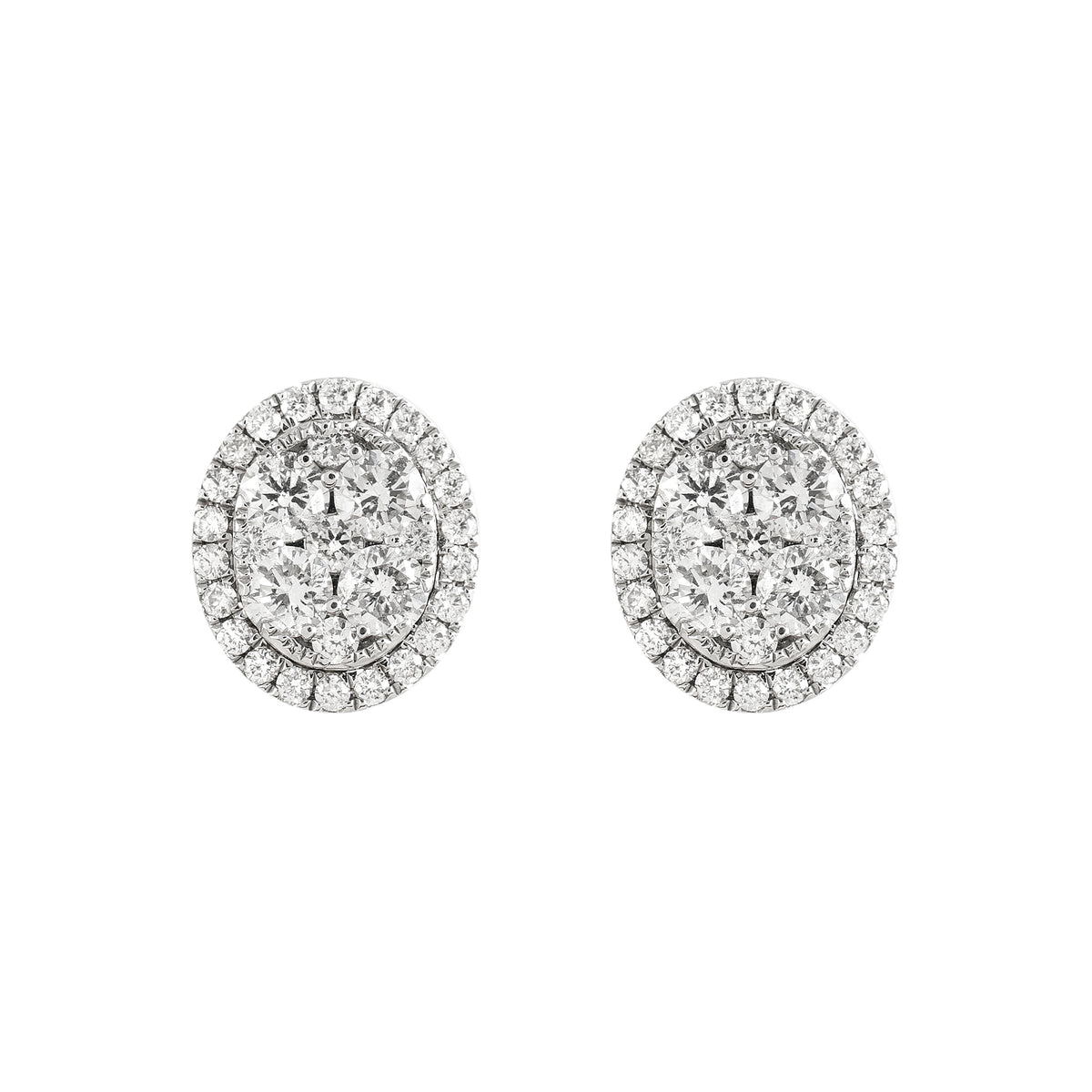 Brinco Pizza com Diamantes 1.26cts