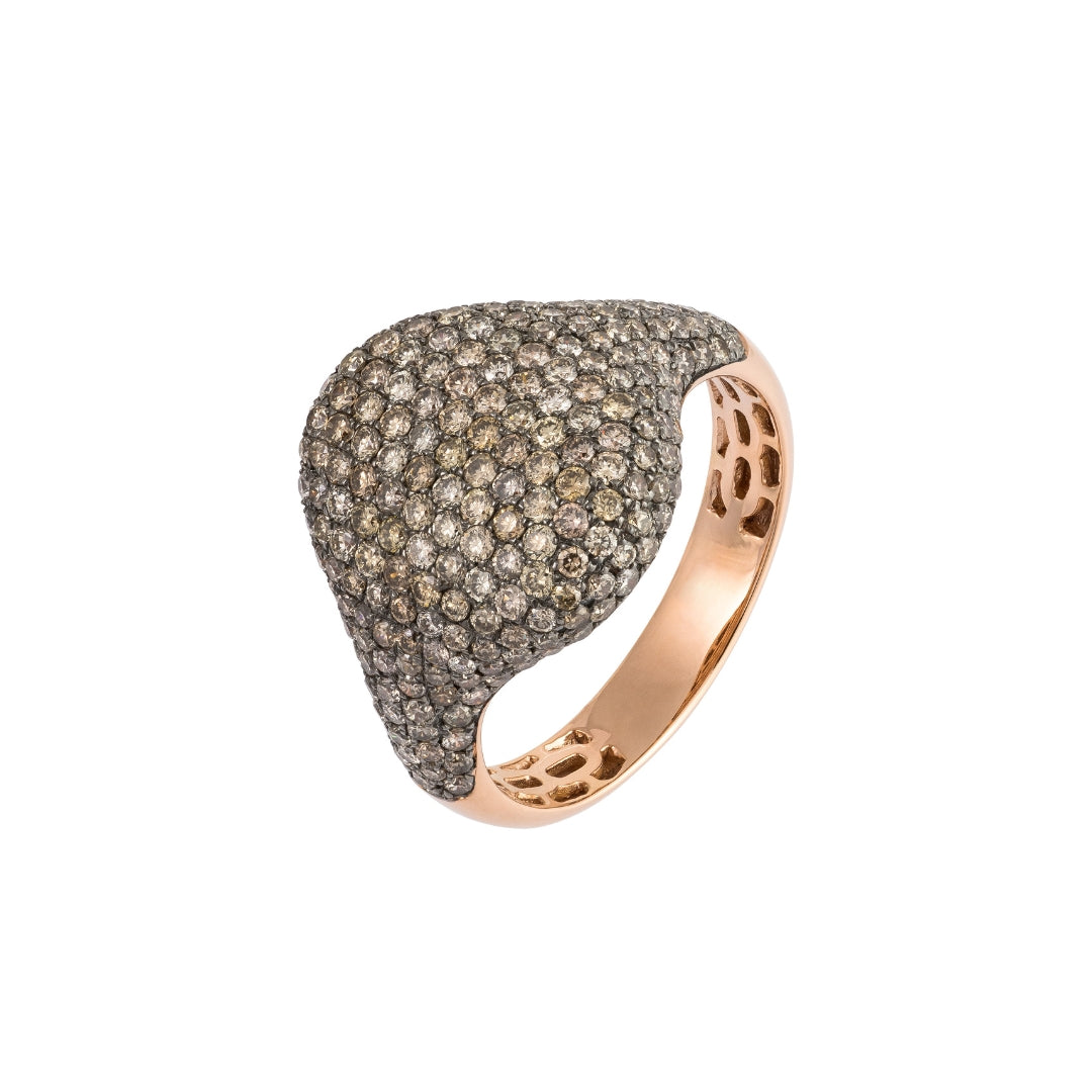 Anel Diamantes Brown 1.52cts