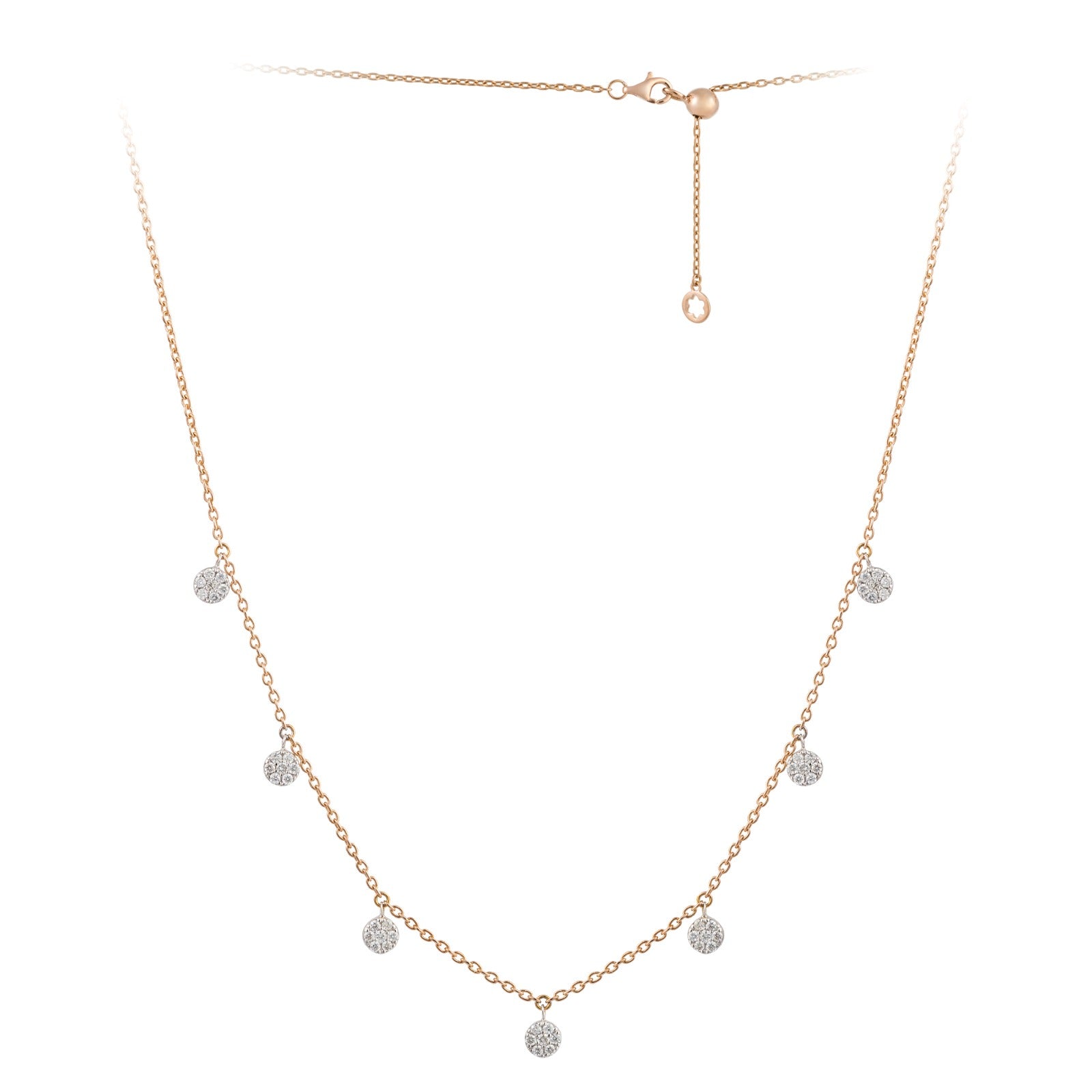 Colar com Diamantes 0.63cts