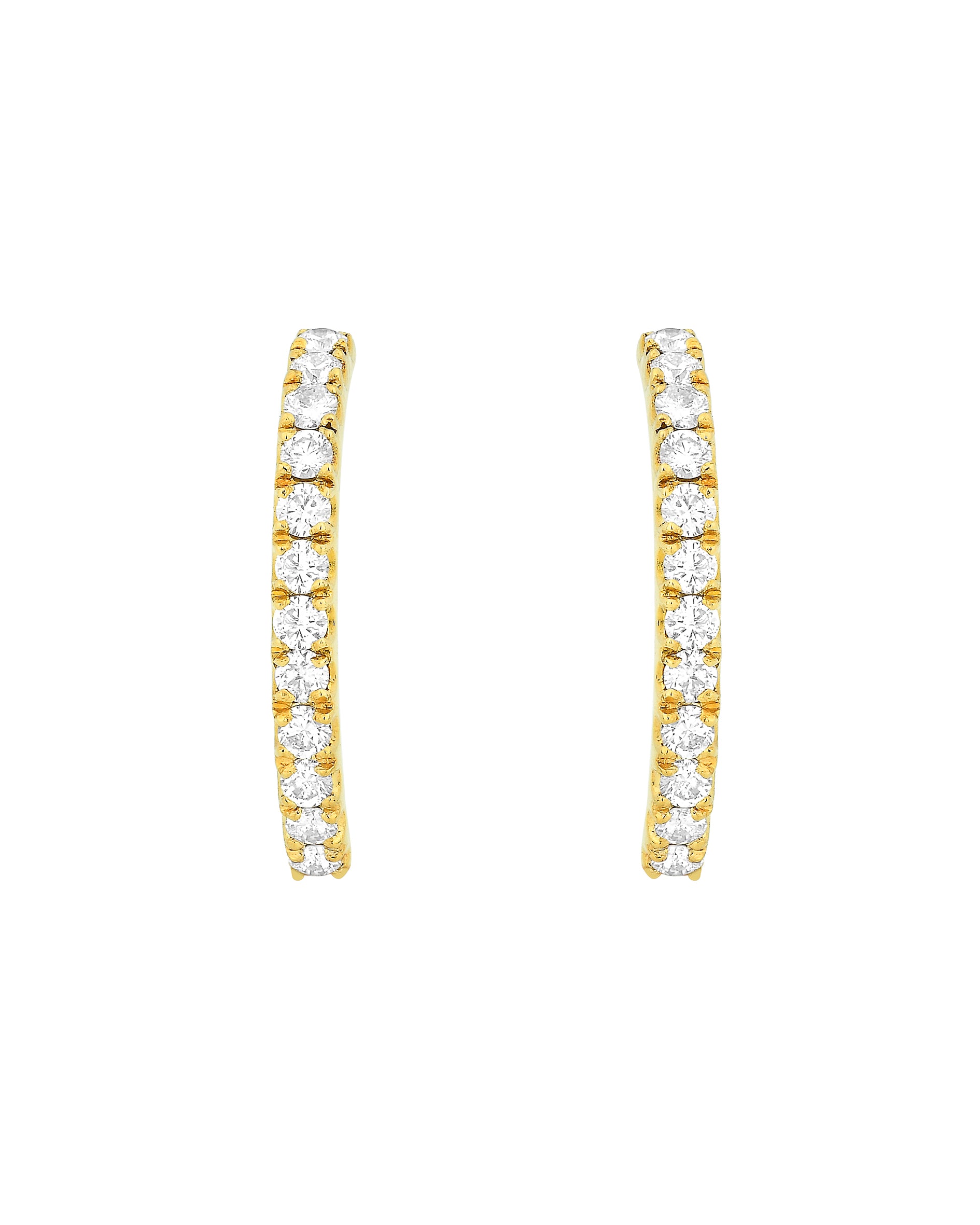 Ear Hook com Diamantes 0.63cts