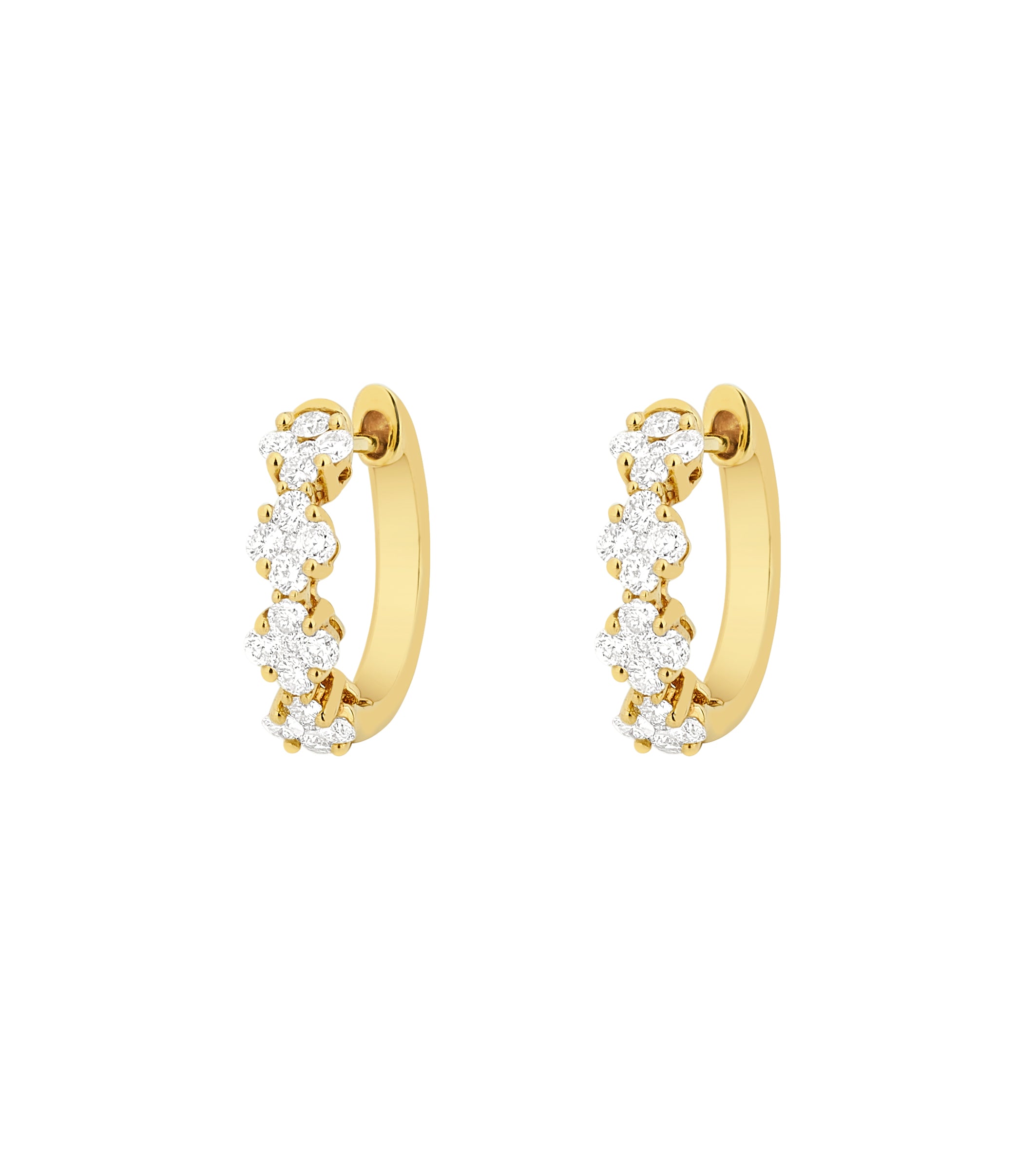 Argola com Diamantes 0.72cts