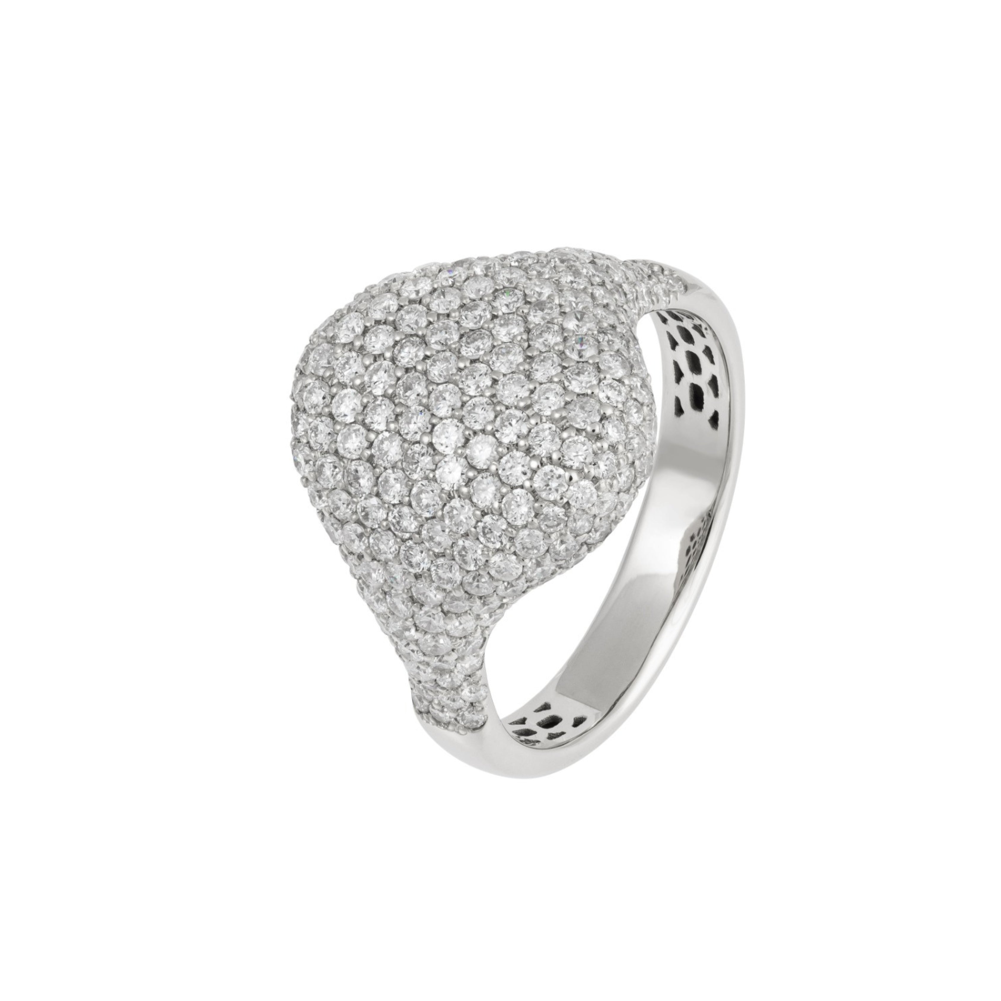Anel Pavê de Diamantes 1.58cts