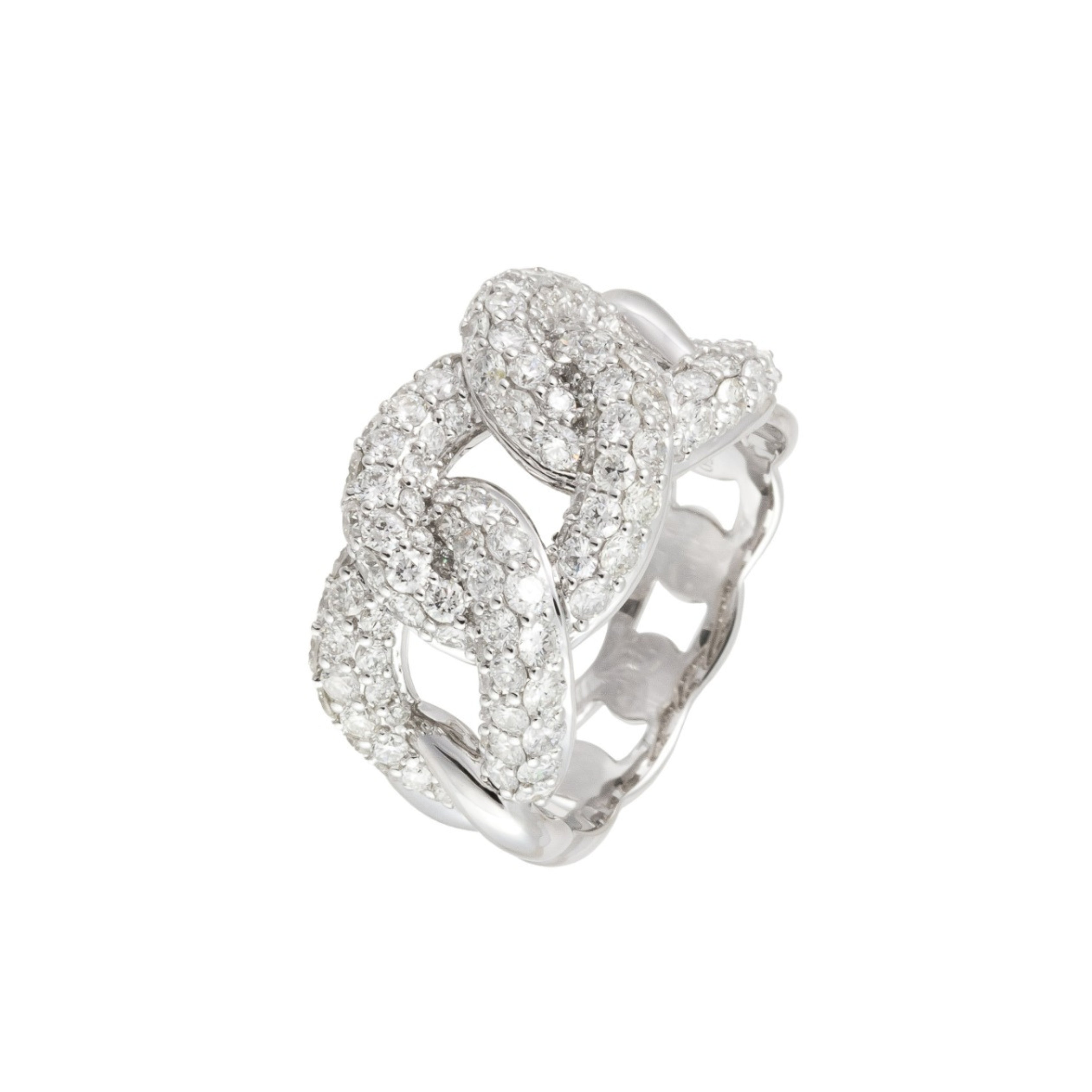Anel Chain Diamantes 1.98cts