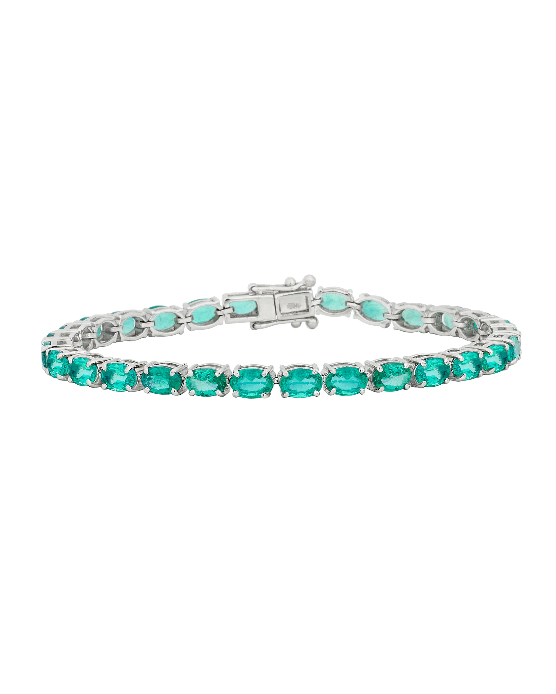 Riviera Bracelet with 12ct Emeralds