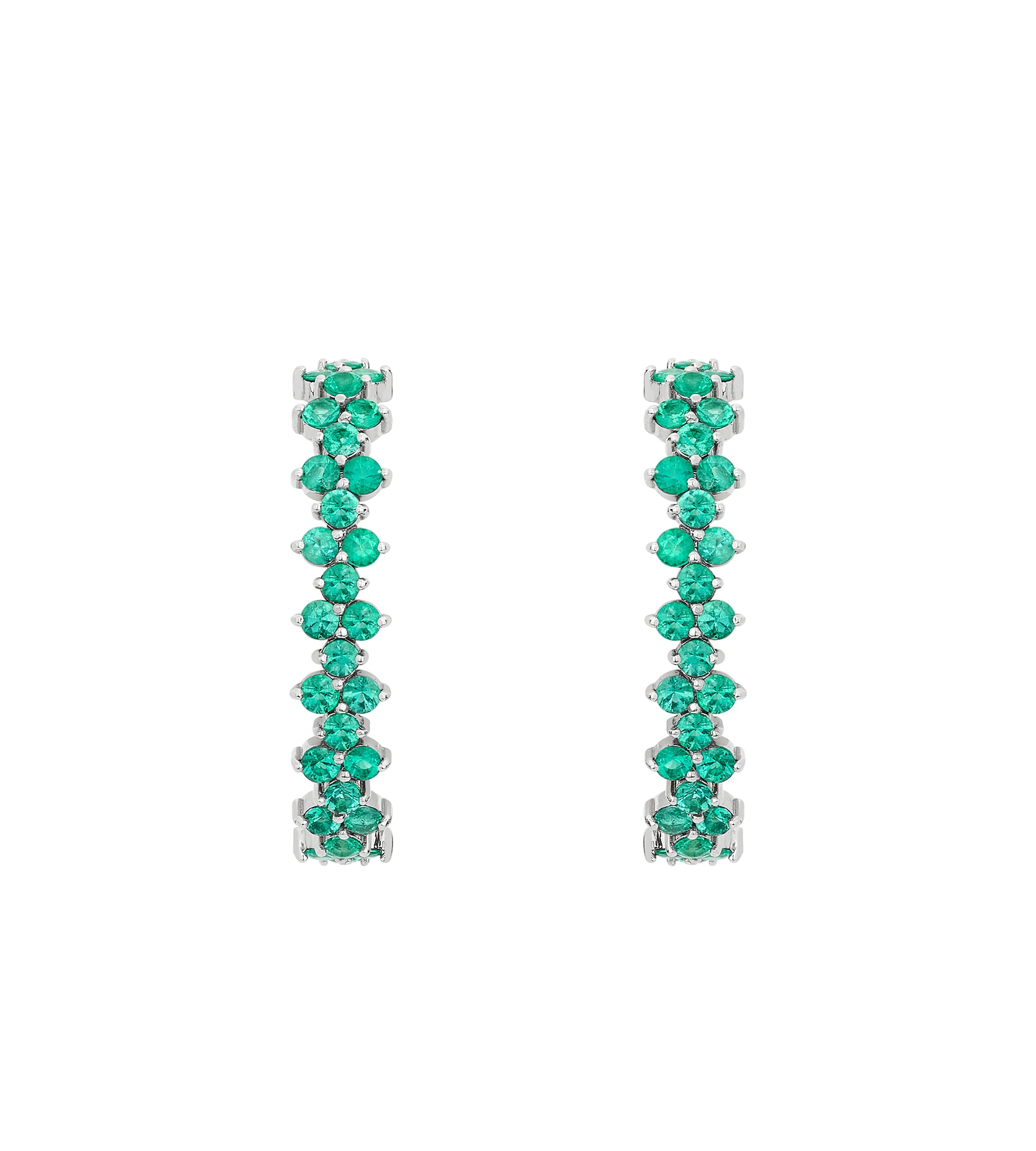 Brinco Ear Hook Esmeraldas 1.48cts