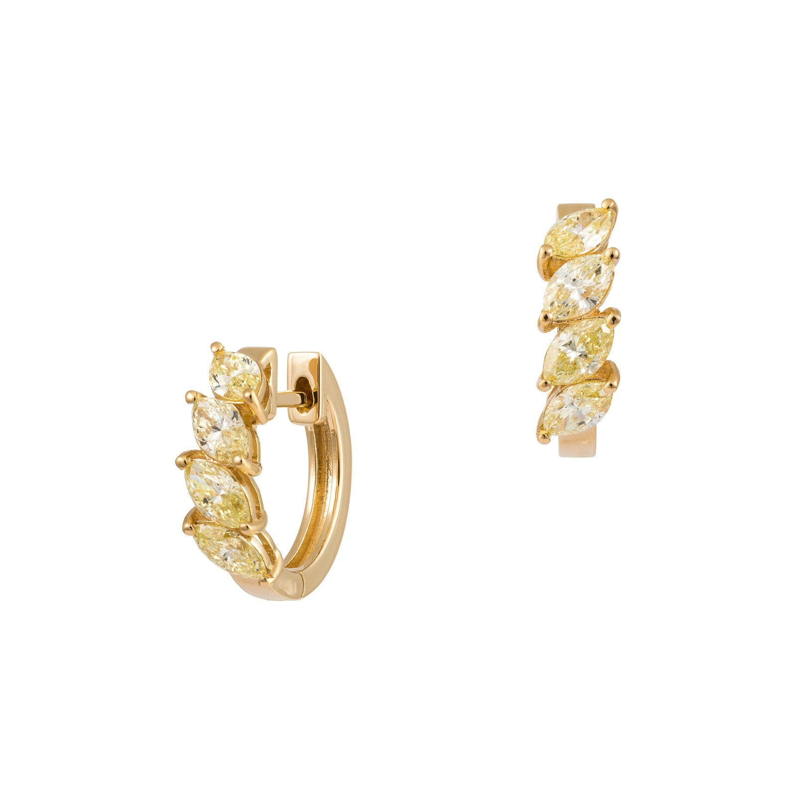 Argolas Fancy Yellow 1.19cts