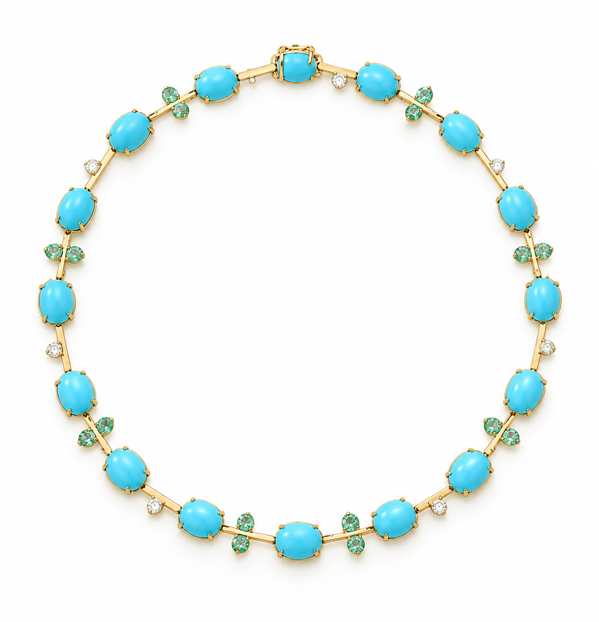 Emerald Riviera Necklace 9.31cts