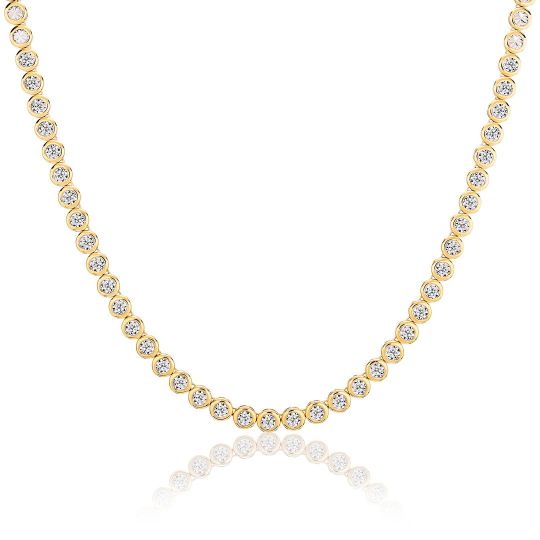 Bezel Necklace
