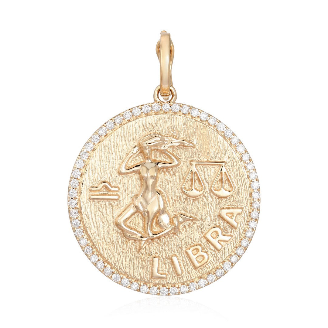 Libra Zodiac Medal