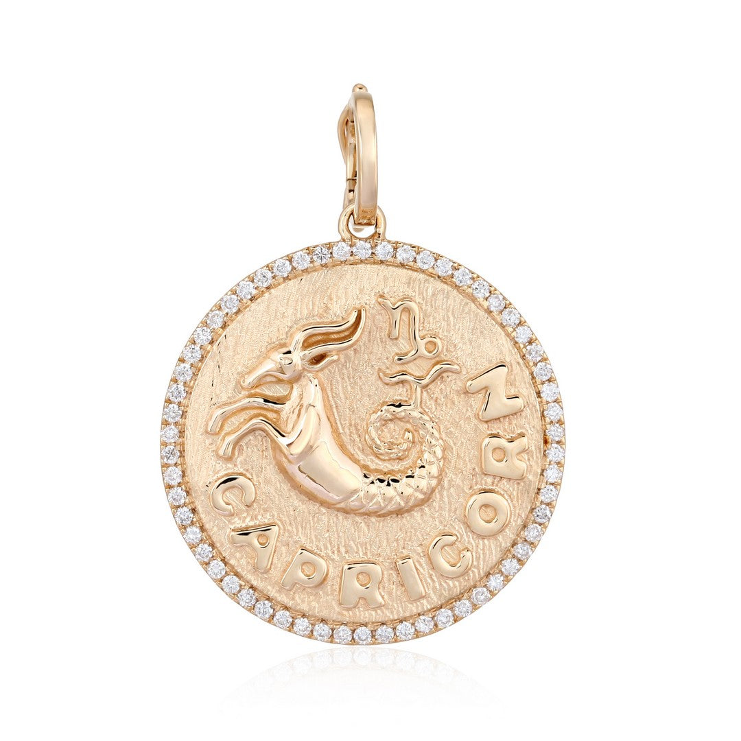 Capricorn Zodiac Sign Medal