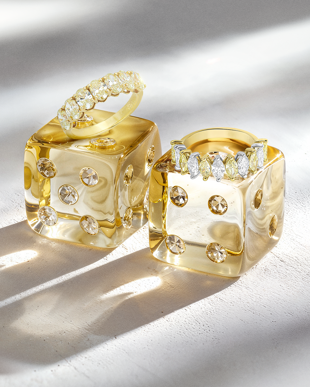 2.11ct Fancy Yellow Trillion