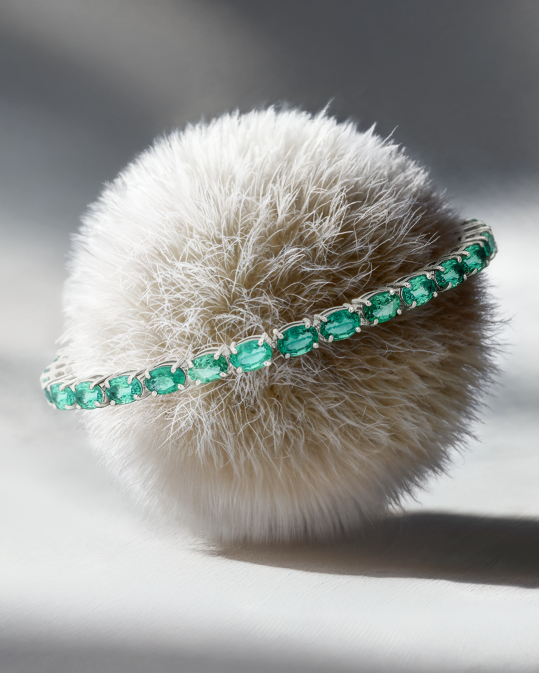Riviera Bracelet with 12ct Emeralds