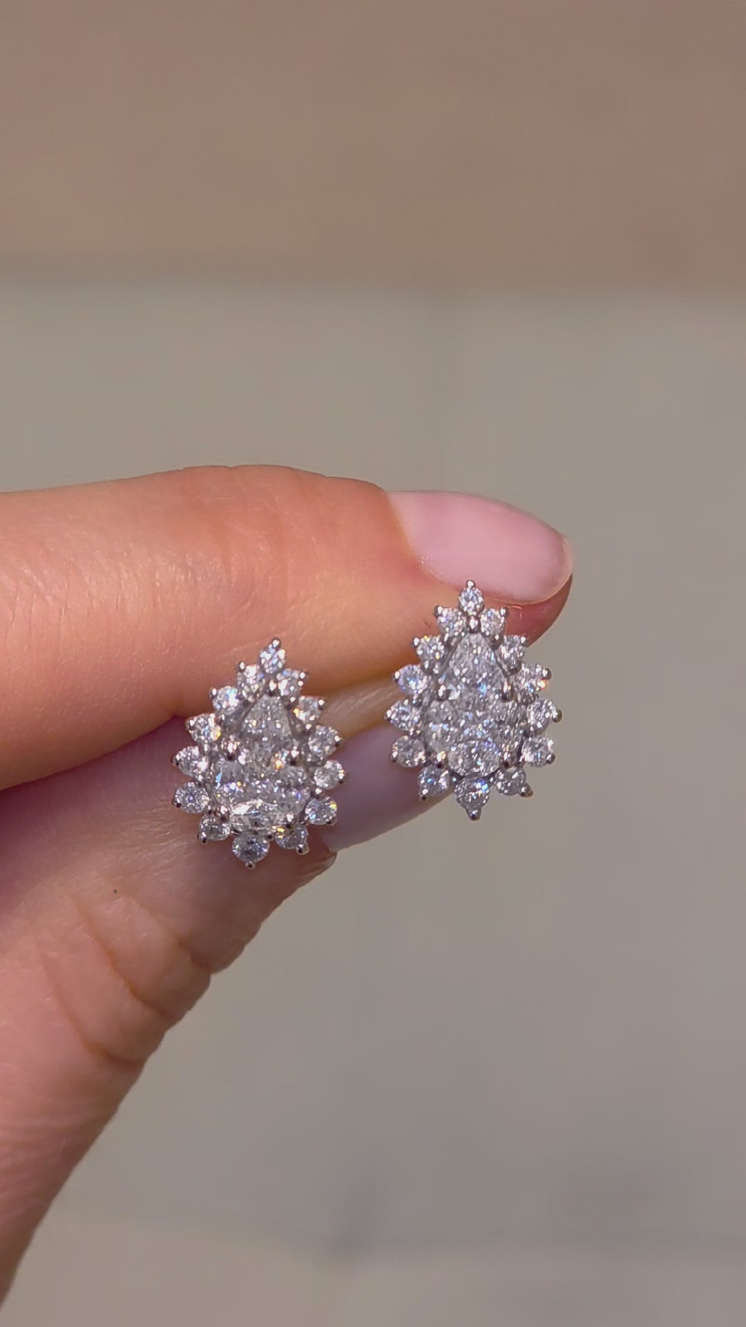 Drop Kunzite Earring 5.13cts