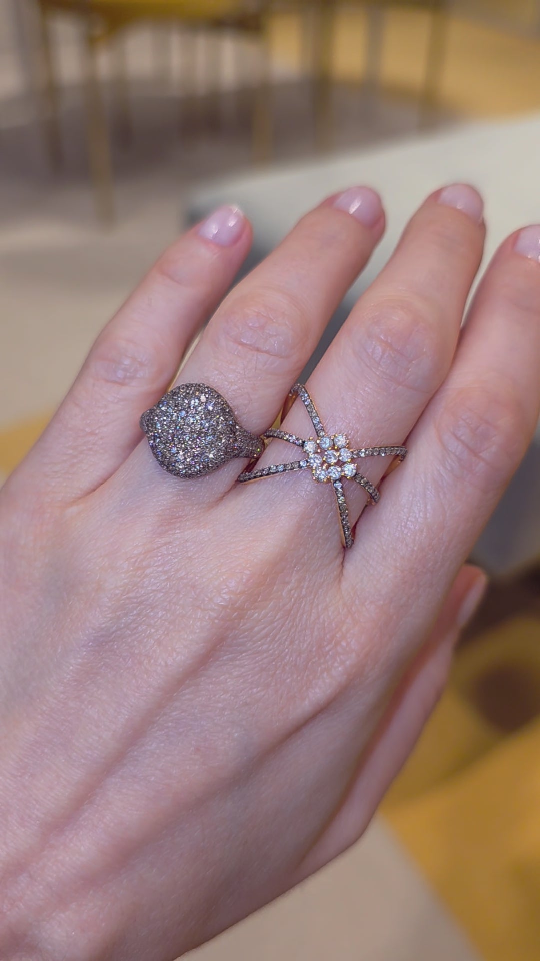 Brown Diamond Ring 1.52cts