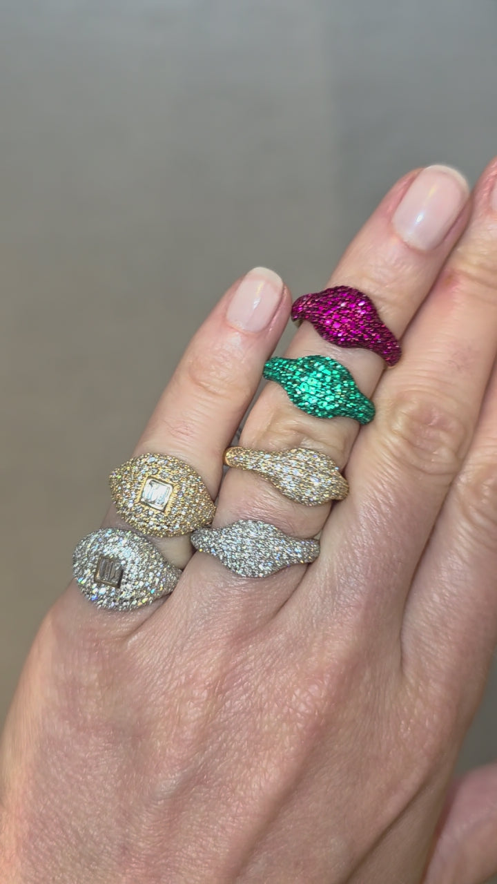 Navette Pinky Ring