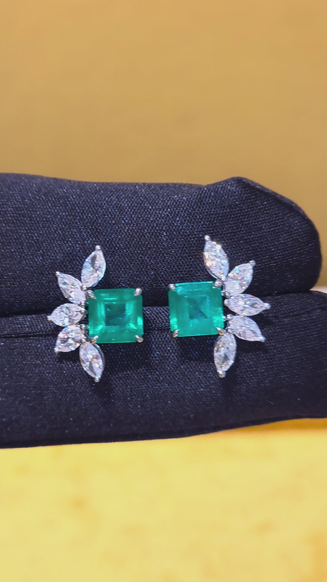 Wings Earrings with 2.80cts of Diamonds