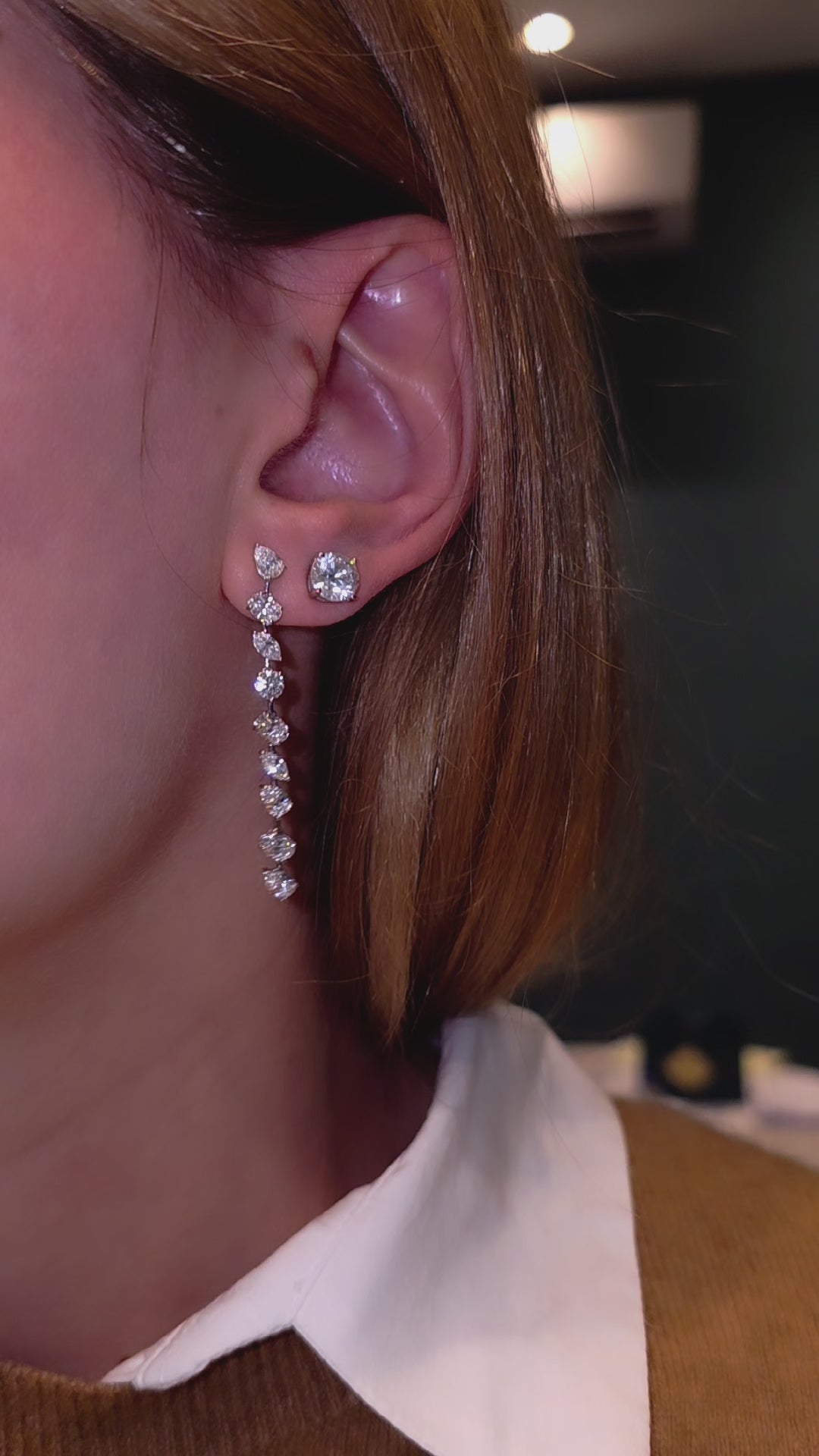 Brinco Mix Shape Diamonds