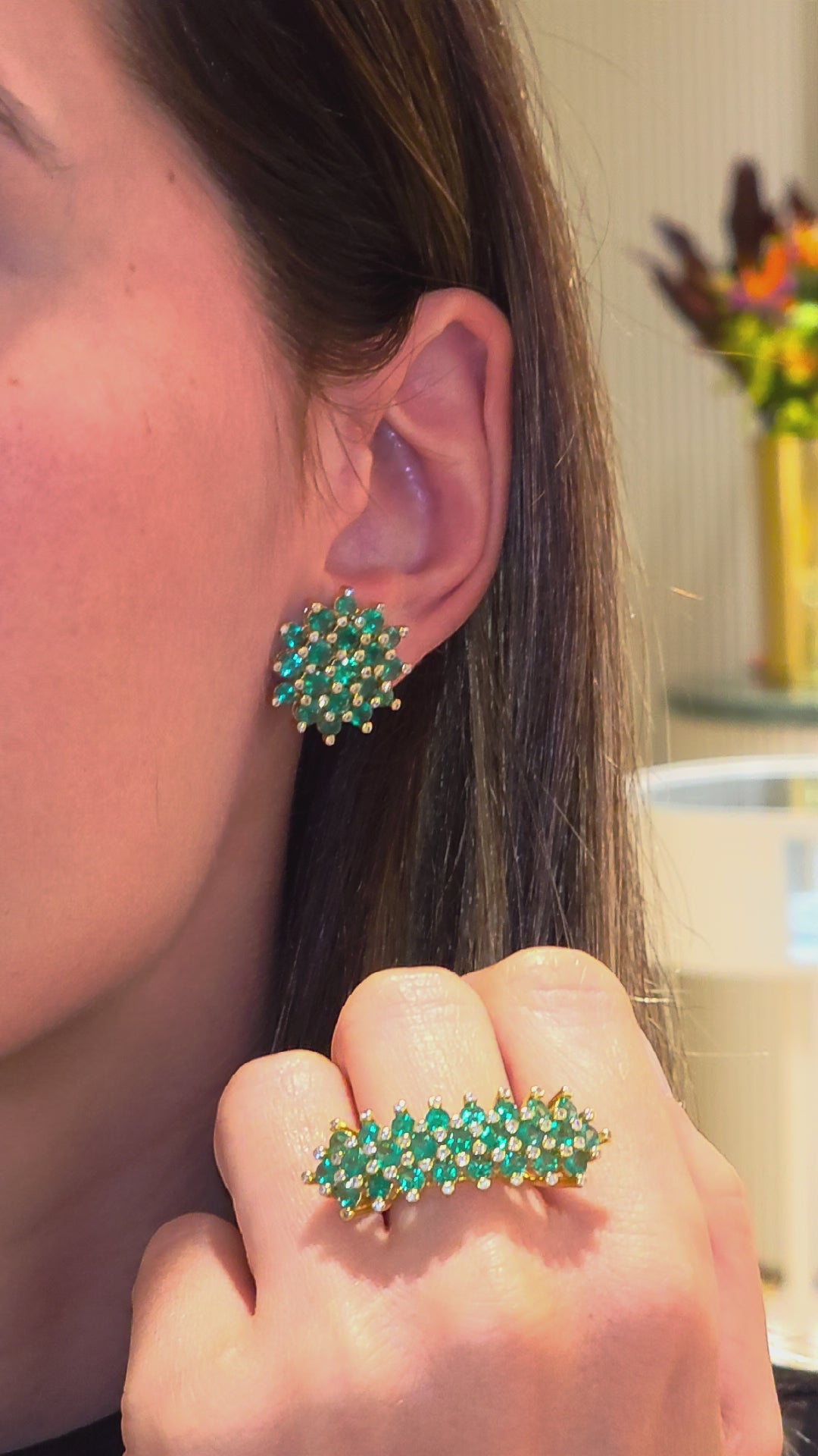 Wings Earrings with 2.80cts of Diamonds