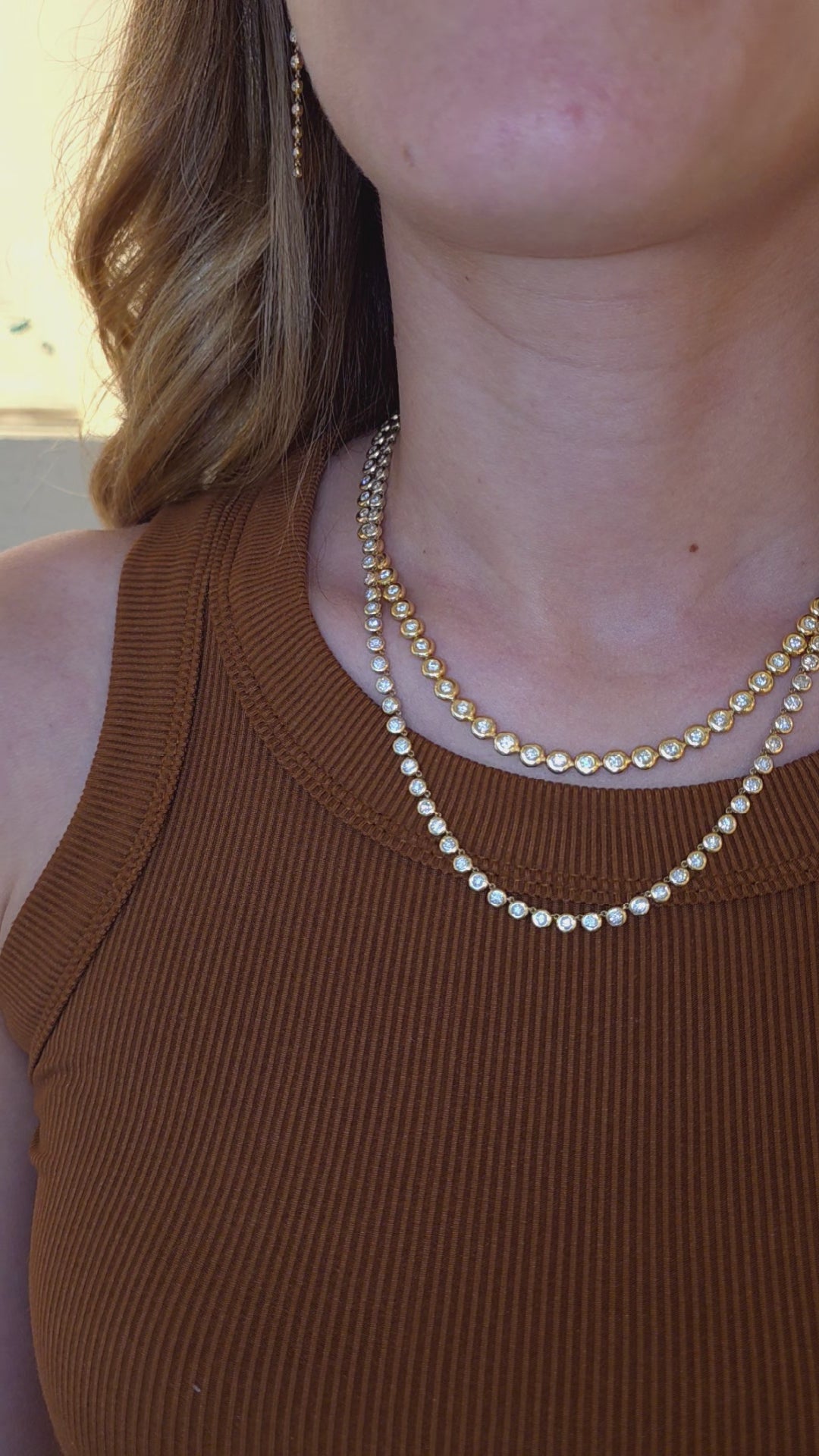 Bezel Necklace