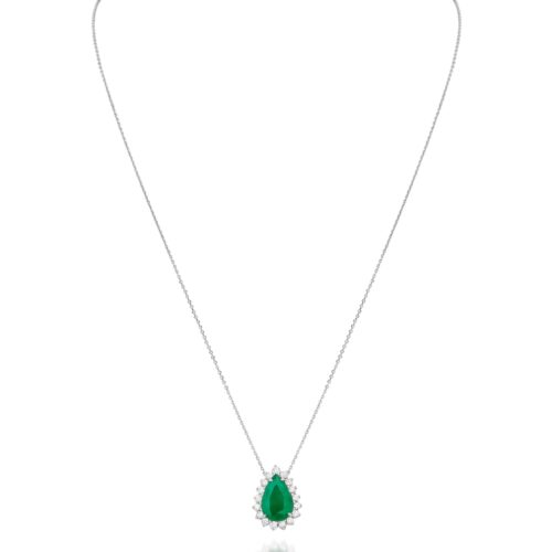Colar Gota de Esmeralda