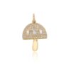 Mushroom Charm Pave