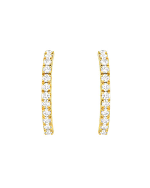 Ear Hook com Diamantes 0.63cts