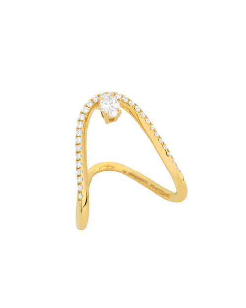 Anel com Diamantes 0.49cts