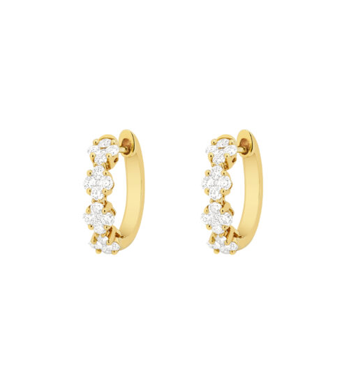 Argola com Diamantes 0.72cts