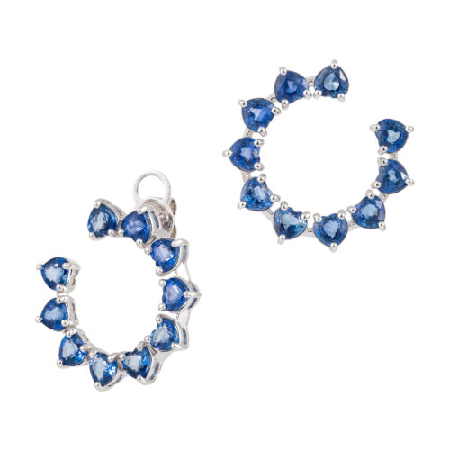 Argola Inversa em Tanzanitas 10.17cts