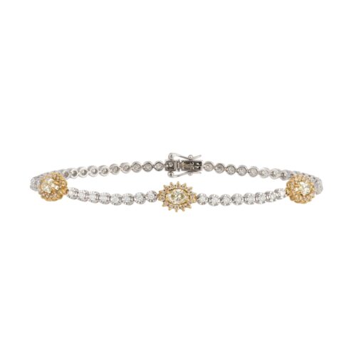 Pulseira Riviera Fancy Yellow