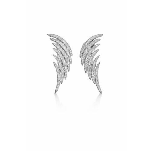 Brincos Asas com 2.80cts de Diamantes