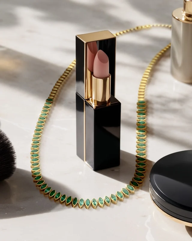 Not your typical emerald necklace. 
Riviera de Esmeraldas na lapidação navete 🤩
• 10x de R$ 5.238